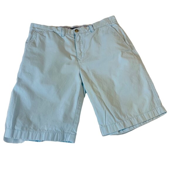 Tommy Hilfiger Men's Light Blue Chino Shorts Size 34 Cotton Casual Summer Wear - Picture 1 of 7